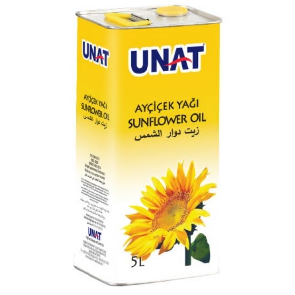 UNAT Sunflower Oil 5 Liter Tin